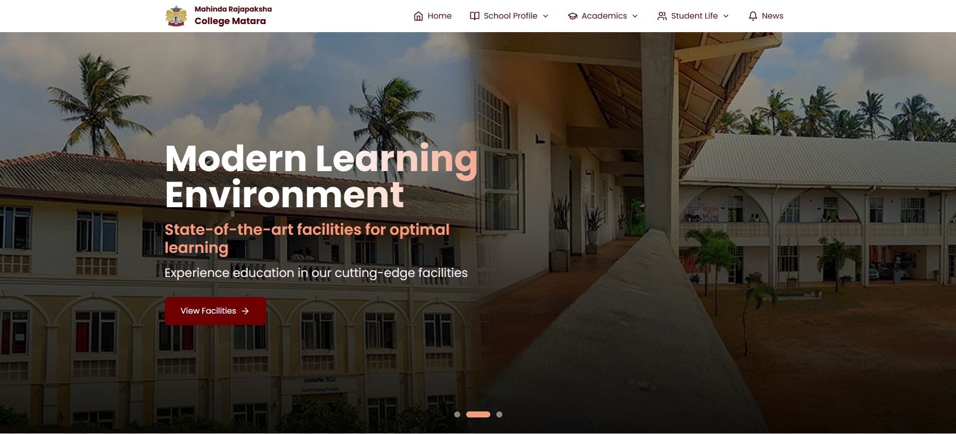 mrcm.lk Redesign Concept